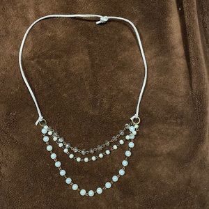Pearl and Gem Layered Necklace